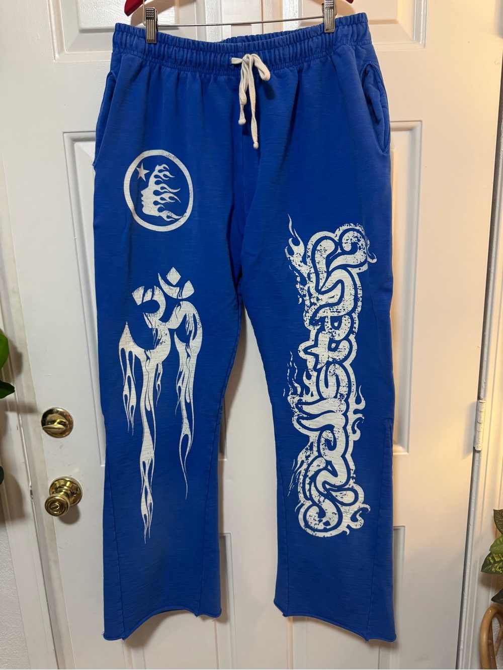 Hellstar Blue Flare Sweat Pants Men’s Size XXL